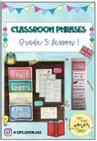 Vorschau - Arbeitsblätter - Classroom Phrases - großes Materialpaket (Kl. 5 - 8) - Deckblatt