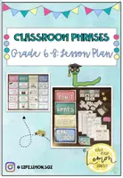 Vorschau - Spiele - Classroom Phrases - Grade 6 - 8 (Lesson Plan) - Deckblatt