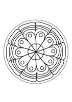 Vorschau - Mal- und Bastelvorlagen - Blumen-Mandalas - Seite 3