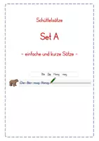 Vorschau - Arbeitsblätter - Schüttelsätze Grammatik Kartei Version 2 - Seite 3