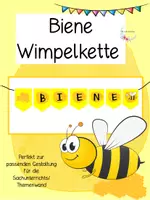 Vorschau - Präsentationen/Tafelbilder - Biene Wimpelkette - Deckblatt