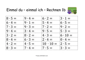 Vorschau - Spiele - Einmal du und einmal ich Rechnen - Seite 2