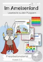 Vorschau - Fördermaterial/Inklusion - Im Ameisenland: Lesetexte zu den Ploppern| POP ITs | Klasse 3/4 - Deckblatt