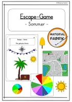 Vorschau - Arbeitsblätter - Escape-Game Sommer (3-fach differenziert) - Seite 1
