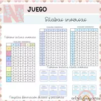 Vista previa - Unidades / Secuencias / Situaciones de Aprendizaje - Juego sílabas inversas - Portada