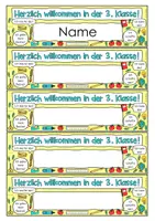 Vorschau - Anderer Materialtyp - Lesezeichen Gruß zum Schulanfang (2-6) - Seite 2