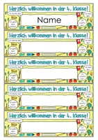 Vorschau - Anderer Materialtyp - Lesezeichen Gruß zum Schulanfang (2-6) - Seite 3