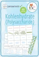 Vorschau - Spiele - Kohlenhydrate - 4x Spiele und Aktivitäten (Abitur) - Seite 1