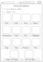 Vorschau - Arbeitsblätter - Christliche Symbole: Materialien und Bildkarten (Religion Grundschule Klasse 1-2) - Seite 3