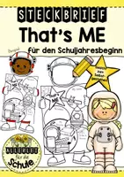 Vorschau - Arbeitsblätter - That's me - Steckbrief für den Schuljahresbeginn - Astronaut*in - Deckblatt