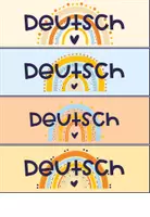 Vorschau - Bildkarten - Tagestransparenz Boho-Regenbogen Style - Seite 3