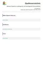 Vorschau - Poster - Advance Organizer zu gelingender und misslingender Kommunikation - Seite 1