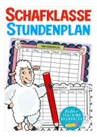 Vorschau - Merkblätter - Stundenplan Schafklasse Schulanfang - Deckblatt