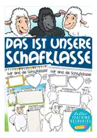 Vorschau - Arbeitsblätter - Unsere Schafklasse - die Klasse vorstellen - Deckblatt