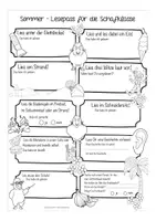 Vorschau - Arbeitsblätter - Sommerferien Leseaufgaben Schafklasse - Seite 2