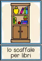 Vorschau - Bildkarten - MOBILI E CASE (Zuhause) - Bild- und Wortkarten (Italienisch) - Seite 3