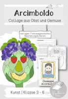 Vorschau - Stundenentwürfe - Giuseppe Arcimboldo: Collage aus Obst und Gemüse | Vorlagen - Deckblatt