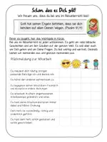 Vorschau - Arbeitsblätter - Erste Stunden Religion - Leistungstransparenz und "Das bin ich" - Seite 3