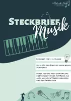 Vorschau - Arbeitsblätter - Steckbrief Musik (Kennenlernen im Musikunterricht) - Deckblatt