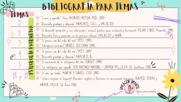 Vista previa - Tarjetas / Manipulativos - Bibliografía temas oposiciones @missiimissiiinfa - Portada
