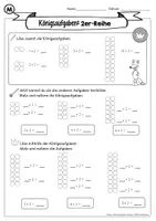 Vorschau - Arbeitsblätter - Königsaufgaben/ Kernaufgaben Einmaleins | ABs & Legematerial - Seite 2