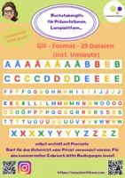 Vorschau - Videos - Gifs | animierte Zahlen + Zeichen | 19 Dateien | bunt | Alphabet auch kommerziell - Seite 3