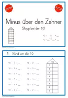 Vorschau - Arbeitsblätter - Zehnerübergang im ZR 20 (Plus und Minus) - Seite 1