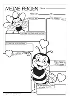 Vorschau - Arbeitsblätter - Ferienbericht Bienenklasse Arbeitsblätter - Seite 2
