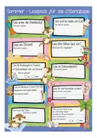 Vorschau - Arbeitsblätter - Sommerferien Lesepass Otterklasse - Seite 1
