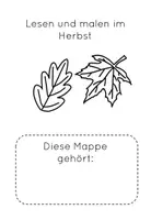 Vorschau - Stationenlernen - Lesen und malen im Herbst - Buch - Seite 1