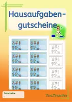 Vorschau - Arbeitsblätter - Schulalltag - Gutscheine - Seite 1