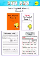 Vorschau - Arbeitsblätter - Regelheft Deutsch Klasse 2 - alle Themen inkl. Lösungsheft (GS) - Deckblatt