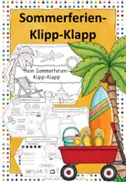 Vorschau - Arbeitsblätter - Sommerferien-Klipp-Klapp - Deckblatt