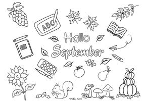 Hallo September Ausmalbild Unterrichtsmaterial Im Fach hallo-september-ausmalbild-unterrichtsmaterial-im-fach