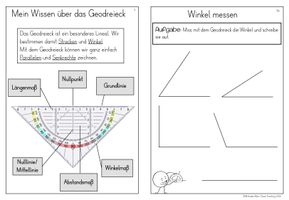 Geodreieck Grundschule Arbeitsblatt LOCKL Geodreieck Grundschule Arbeitsblatt LOCKL