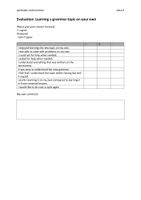 Lernzirkel participle constructions – Unterrichtsmaterial im Fach Englisch