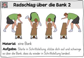 Radschlag - Stationskarten – Unterrichtsmaterial im Fach Sport