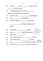 Arbeitsblatt Mann oder man + Lösungen – Unterrichtsmaterial im Fach Deutsch