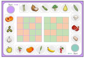 Obst und Gemüse - Bingo (Lernspiel) – Unterrichtsmaterial in den ...