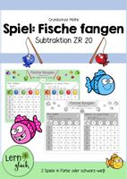 Spiel: Fische fangen (Subtraktion ZR20) – Unterrichtsmaterial im Fach ...