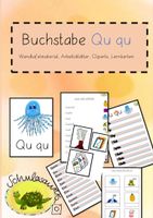 Buchstabe Qu Wandtafelmaterial Lernkarten Arbeitsbl tter buchstabe-qu-wandtafelmaterial-lernkarten-arbeitsbl-tter