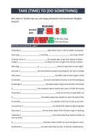 take time to do - MORE 3 U3 – Unterrichtsmaterial im Fach Englisch