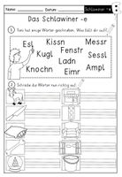 Schlawiner E - Wortendungen -er, -el, -en inklusive Miniheft und ...