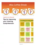 Vorschau - Merkblätter - Tips for Improving your Listening Comprehension / Listening Strategies - Deckblatt