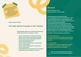 Vorschau - Arbeitsblätter - Satz der Woche_Rechtschreibgespräch und Schreibanlass - Seite 1