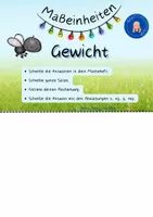 Vorschau - Aufgabenkarten - Mathe Klasse 4 Maßeinheiten Längen Gewicht Geld Zeit Aufgaben - Seite 2