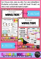 Vorschau - Poster - Klassenposter / kooperatives Poster - Wirbeltiere - Seite 1