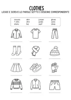 L'Abbigliamento in INGLESE: Imparo in Modo Facile! Materiale