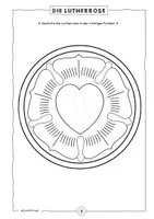Martin Luther Lutherrose Mal Und Bastelvorlagen martin-luther-lutherrose-mal-und-bastelvorlagen
