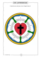 Martin Luther Lutherrose Mal Und Bastelvorlagen martin-luther-lutherrose-mal-und-bastelvorlagen